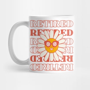 Vintage Retired, Retro Retirement Party Womens Mug